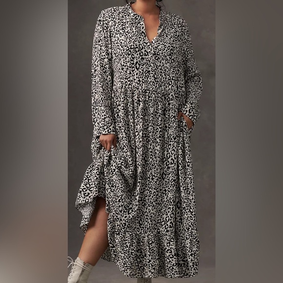 Anthropologie Dresses & Skirts - MARE MARE ANTHROPOLOGIE LYNDA TIERED MAXI DRESS 3x